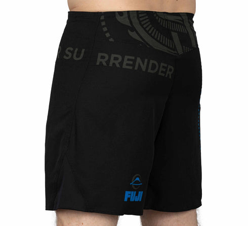 Fuji Never Surrender Fight Shorts Black